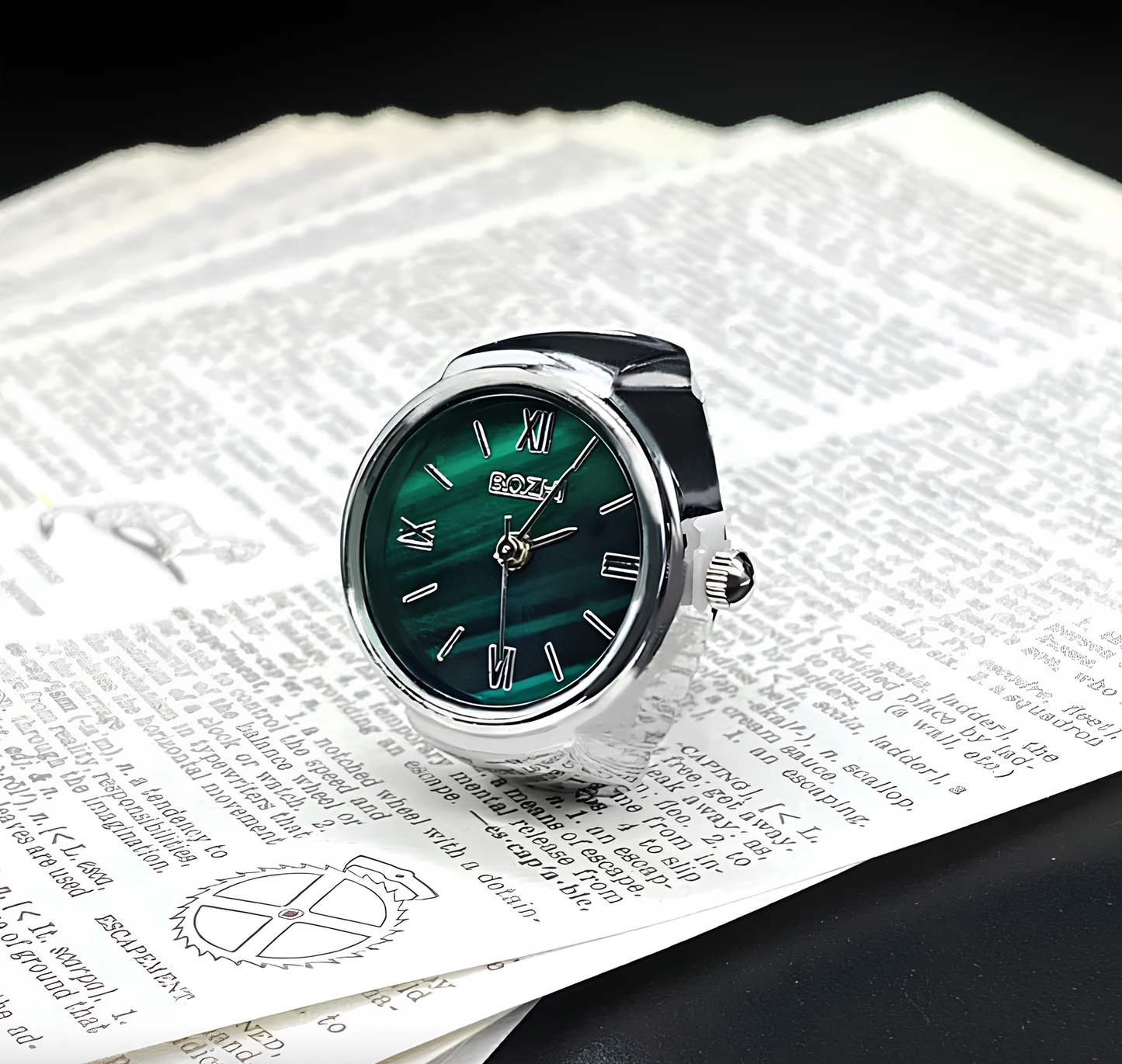 Bozhi™ Chrono Verdant Ring