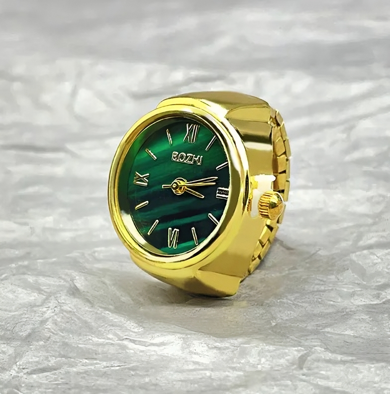 Wtch Rings Green Marble Watch Ring – BOZHI